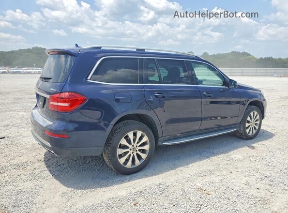 4JGDF6EE0HA913382 2017 MERCEDES-BENZ GLS Blue Delantero derecho