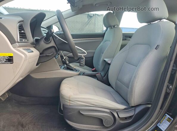 5NPD74LFXHH089403 2017 HYUNDAI ELANTRA Black წინა პანელის ხედი