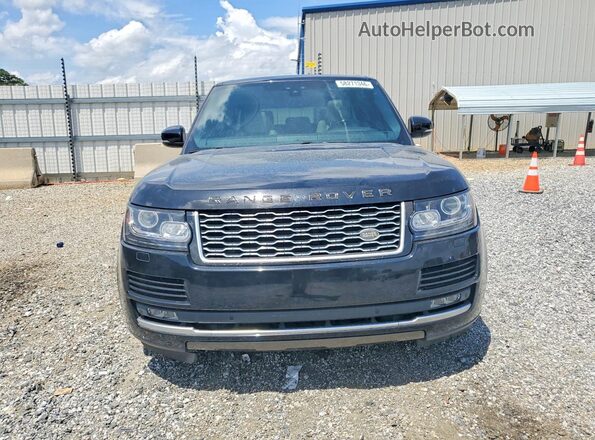 SALGS2FE2HA322757 2017 LAND ROVER RANGE ROVER Black უკანა ხედი