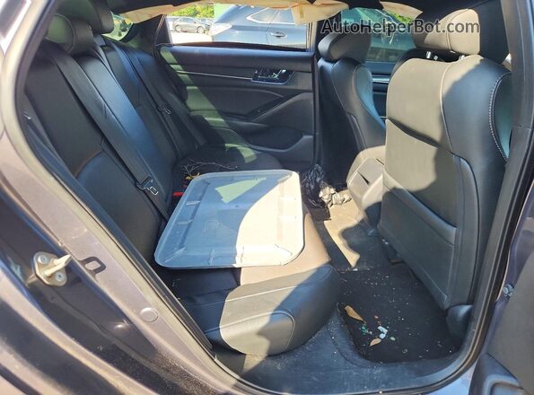 1HGCV1F35LA010156 2020 HONDA ACCORD Gray Vista interior trasera