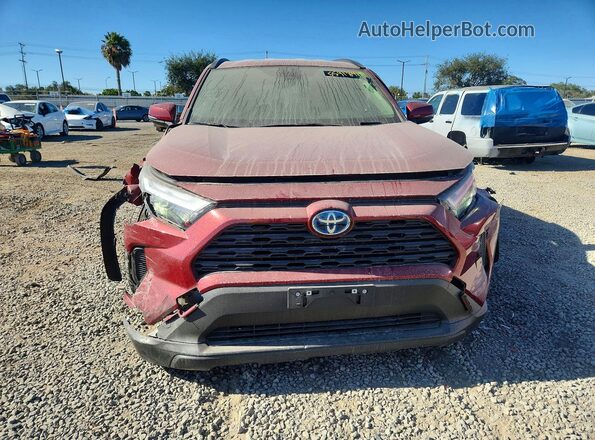 JTMMWRFV7RD268637 2024 TOYOTA RAV4 Red Вид ззаду