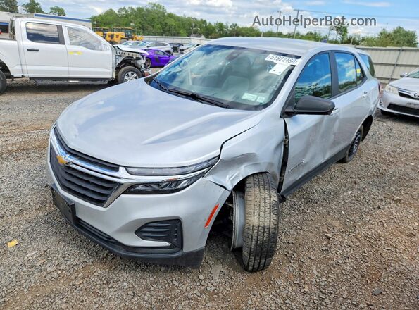 3GNAXFEV1NS152383 2022 CHEVROLET EQUINOX Silver Հետևի ձախ