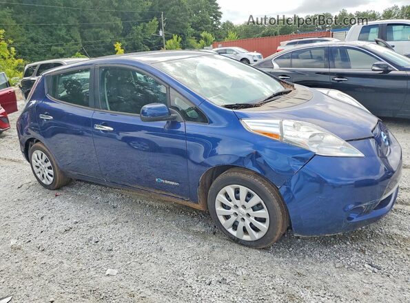 1N4BZ0CP3HC306553 2017 NISSAN LEAF Blue Դիմացի տեսք