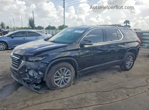 1GNERHKW0NJ163199 2022 CHEVROLET TRAVERSE Black Tył lewy