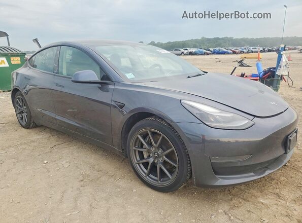 5YJ3E1EA0MF091641 2021 TESLA MODEL Blue Widok z przodu
