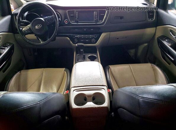 KNDMB5C13M6674515 2021 KIA SEDONA Silver ხელსაწყოთა პანელის ხედი