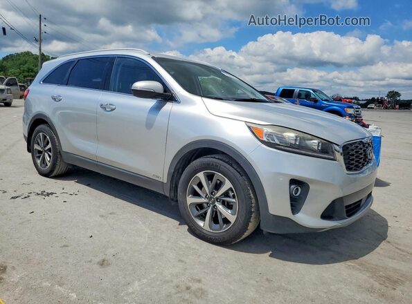 5XYPHDA57KG447639 2019 KIA SORENTO Silver Դիմացի տեսք