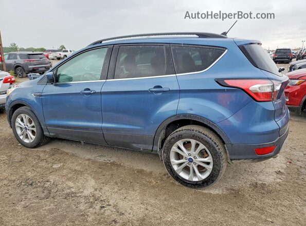 1FMCU0HD5JUA08609 2018 FORD ESCAPE Синий Задняя правая четверть