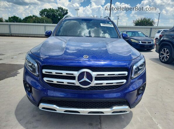 W1N4M4GB5MW106637 2021 MERCEDES-BENZ GLB-CLASS Blue Widok z tyłu