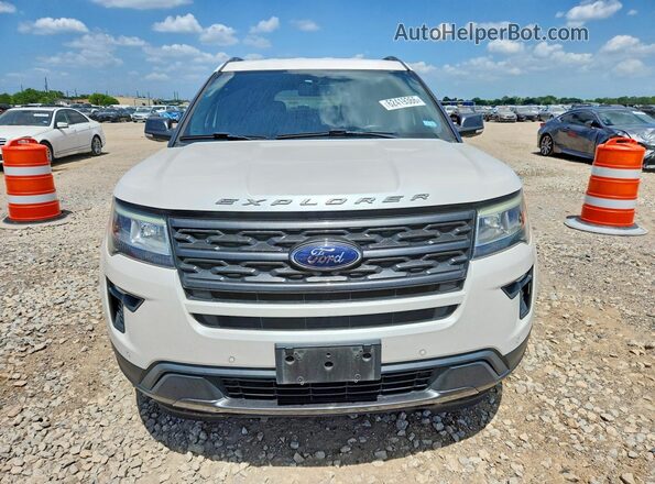 1FM5K7D8XJGC69104 2018 FORD EXPLORER Белый Вид сзади