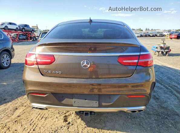 4JGED6EB3GA020699 2016 MERCEDES-BENZ GLE-CLASS Brown წინა სალონის ხედი