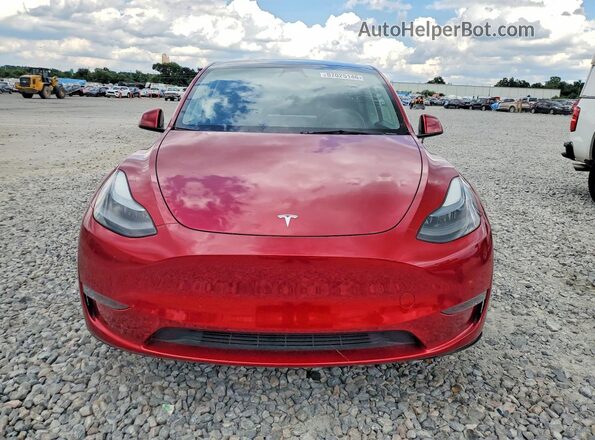 7SAYGDEE0RA233661 2024 TESLA MODEL Y Red Rear view
