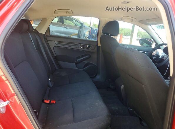 2HGFE2F27NH528512 2022 HONDA CIVIC Red უკანა სალონის ხედი