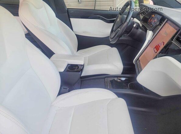 5YJXCAE22KF189454 2019 TESLA MODEL X Red Հետևի տեսք