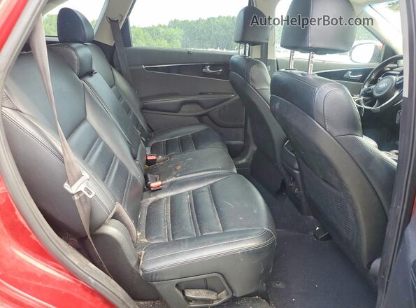 5XYPH4A58JG398109 2018 KIA SORENTO Red Widok komory silnika
