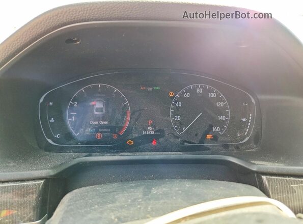 1HGCV1F31KA161963 2019 HONDA ACCORD Белый Вид задних сидений