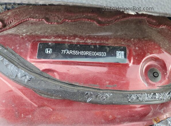 7FARS5H89RE004933 2024 HONDA CR-V Red სალონის 360-გრადუსიანი ხედი