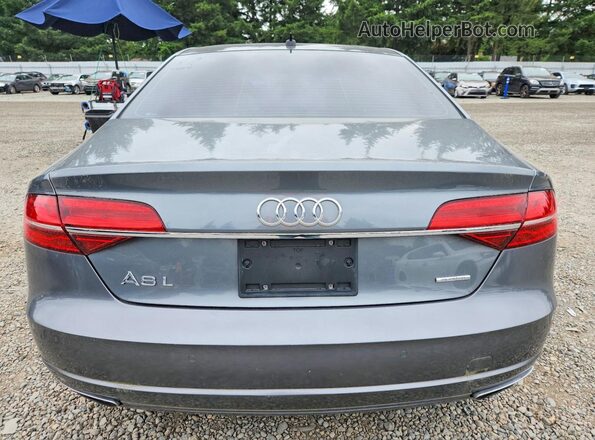 WAU44AFD5HN006975 2017 AUDI A8 Gray Widok wnętrza z przodu