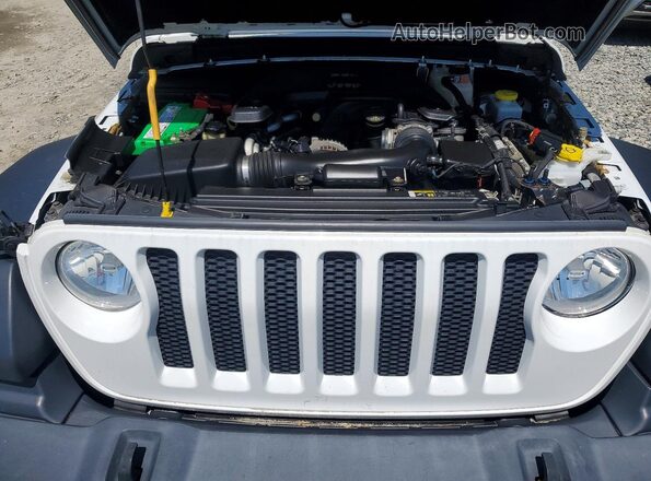 1C4HJXDG1JW104804 2018 JEEP WRANGLER White Widok komory silnika