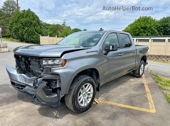 1GCUYEET2NZ192504 2022 CHEVROLET SILVERADO Silver Rear left