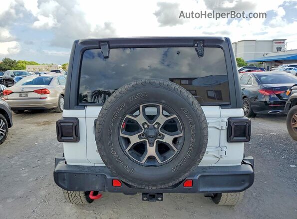 1C4HJXFN3KW545394 2019 JEEP WRANGLER Белый Вид салона спереди