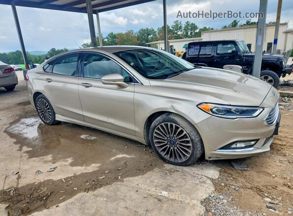 3FA6P0D94JR262982 2018 FORD FUSION Tan Widok z przodu