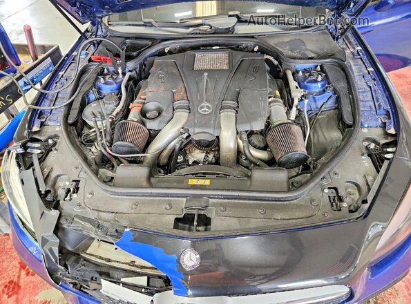 WDDJK7DA8HF049925 2017 MERCEDES-BENZ SL Blue Engine compartment view