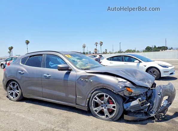 ZN661XUS4JX302510 2018 MASERATI LEVANTE Gray Front view