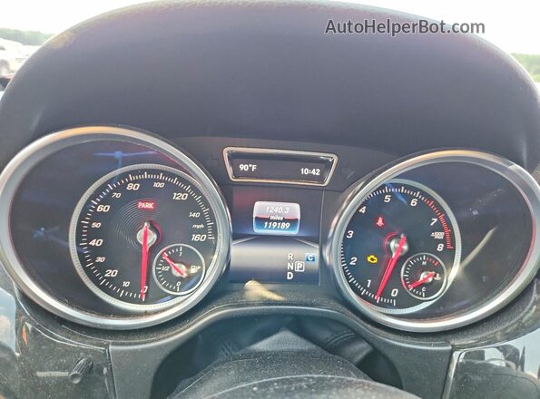 4JGDA5GB8KB205989 2019 MERCEDES-BENZ GLE Black Vista de los asientos traseros