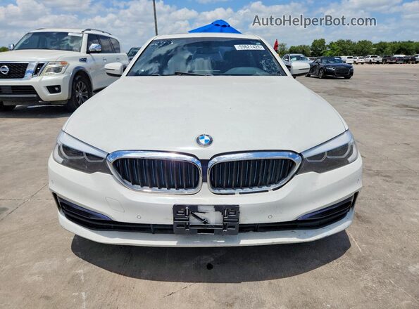 WBAJA9C59JB253480 2018 BMW 5 SERIES White Вид ззаду