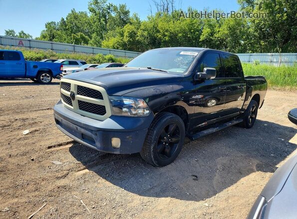 1C6RR7LTXJS236731 2018 RAM 1500 Black Trasero izquierdo