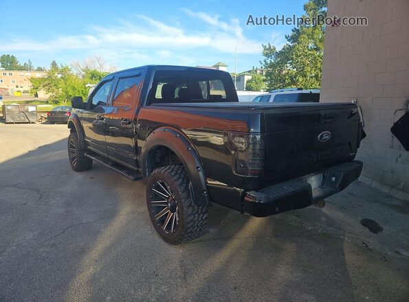 1FTEW1EP9JKF18355 2018 FORD F150 Black Delantero derecho
