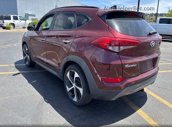 KM8J3CA22GU079540 2016 HYUNDAI TUCSON Красный Передняя правая четверть