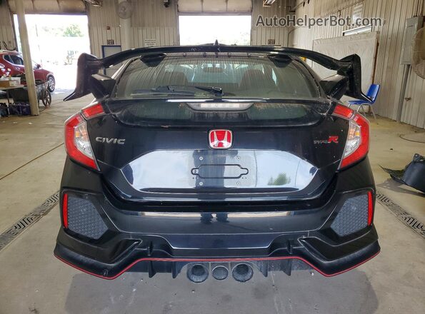 SHHFK8G74JU202363 2018 HONDA CIVIC Black Widok wnętrza z przodu