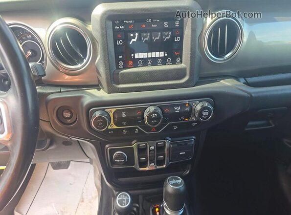 1C4HJXEN4LW114193 2020 JEEP WRANGLER Gray Widok zestawu wskaźników