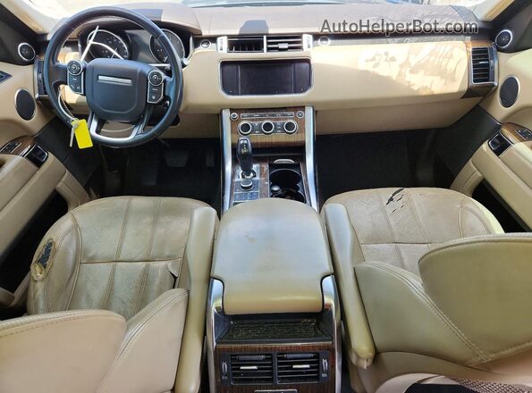 SALWR2KF1GA641829 2016 LAND ROVER RANGE Gray Widok zestawu wskaźników