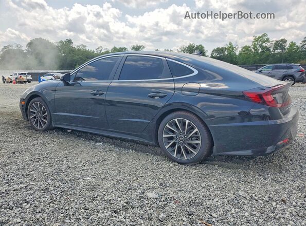 KMHL34J24NA179507 2022 HYUNDAI SONATA Черный Задняя правая четверть
