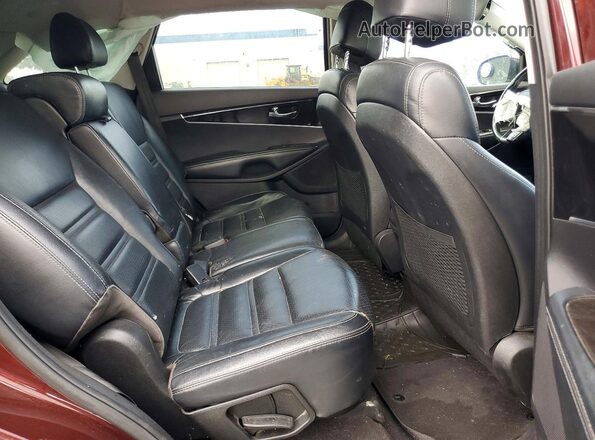 5XYPG4A38HG280797 2017 KIA SORENTO Burgundy Widok komory silnika