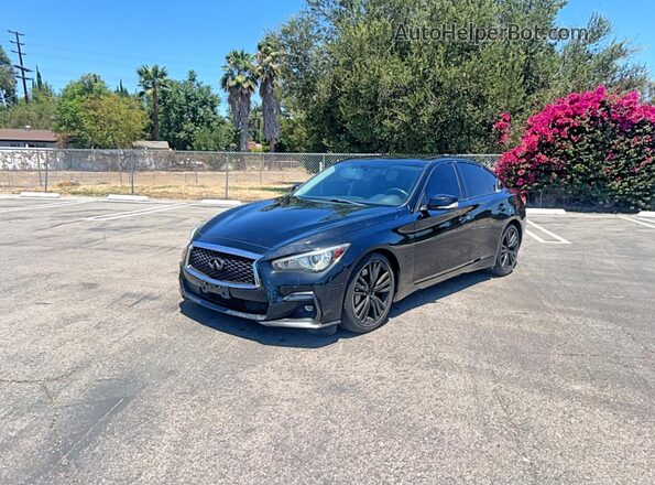 JN1EV7APXKM540059 2019 INFINITI Q50 Black Trasero derecho