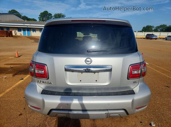 JN8AY2ND0J9056316 2018 NISSAN ARMADA Silver Vista interior delantera