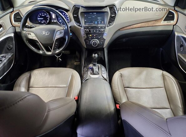 5NMZUDLB5JH066724 2018 HYUNDAI SANTA Black Vista del cuadro de instrumentos