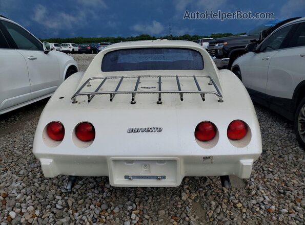 1Z37L7S438496 1977 CHEVROLET CORVETTE White Front interior view