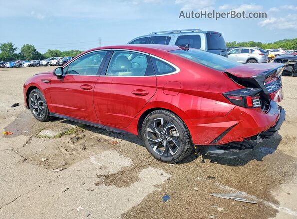 KMHL64JA3SA463138 2025 HYUNDAI SONATA Red უკანა მარჯვენა