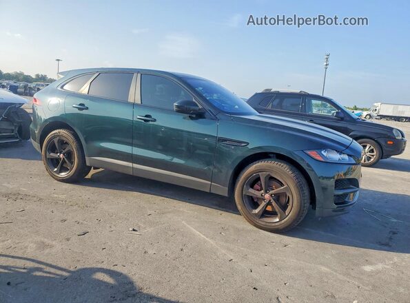 SADCJ2BN5HA085409 2017 JAGUAR F-PACE Green Widok z przodu