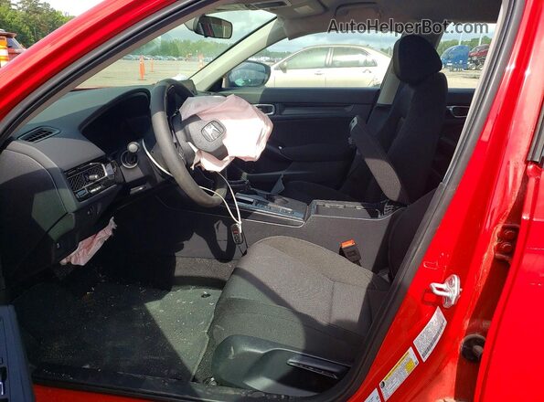 2HGFE2F27TH523548 2026 HONDA CIVIC Red Dashboard view