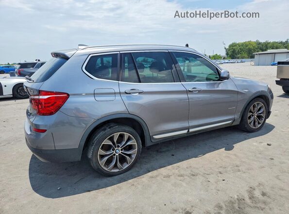 5UXWX9C51H0T01582 2017 BMW X3 Silver Delantero derecho