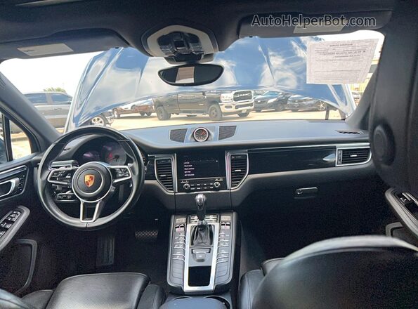 WP1AB2A5XJLB34419 2018 PORSCHE MACAN Blue Вид задніх сидінь