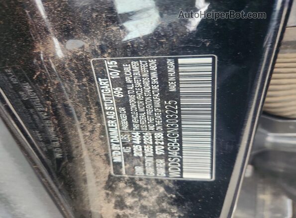 WDDSJ4GB4GN303225 2016 MERCEDES-BENZ CLA-CLASS Black VIN կոդի պիտակի տեսք