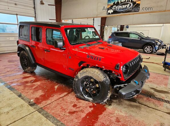 1C4RJXN61RW229128 2024 JEEP WRANGLER Red Front view