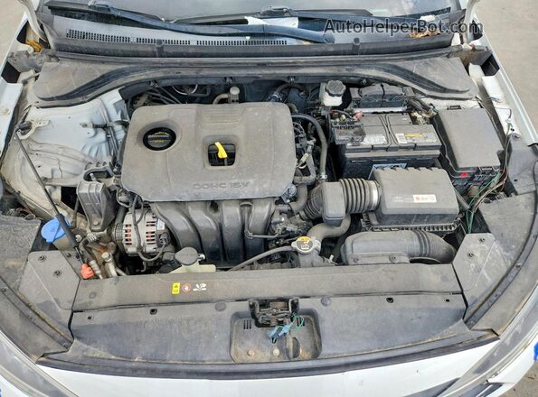 5NPD84LF0KH475302 2019 HYUNDAI ELANTRA White Engine compartment view